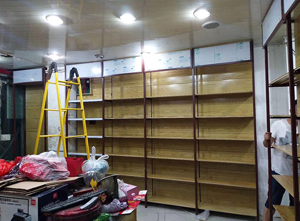 四川鋼木結合貨架